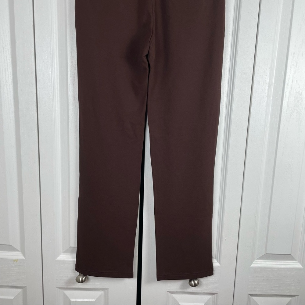 ZTN Stretchy Dress Pants Trousers Womens S Brown Straight Slacks Business Office - Picture 10 of 16
